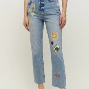 Cynthia High Rise Straight Jeans "Paradise"